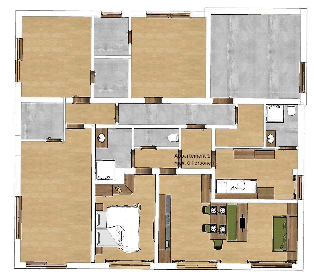 Appartements Alpin Saalbach-Hinterglemm Ruang foto