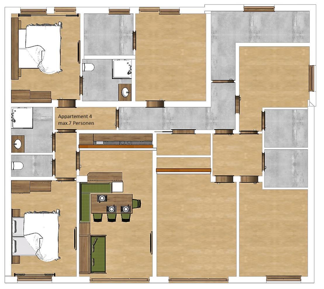 Appartements Alpin Saalbach-Hinterglemm Ruang foto