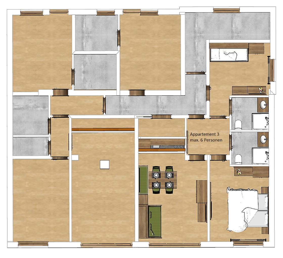 Appartements Alpin Saalbach-Hinterglemm Ruang foto